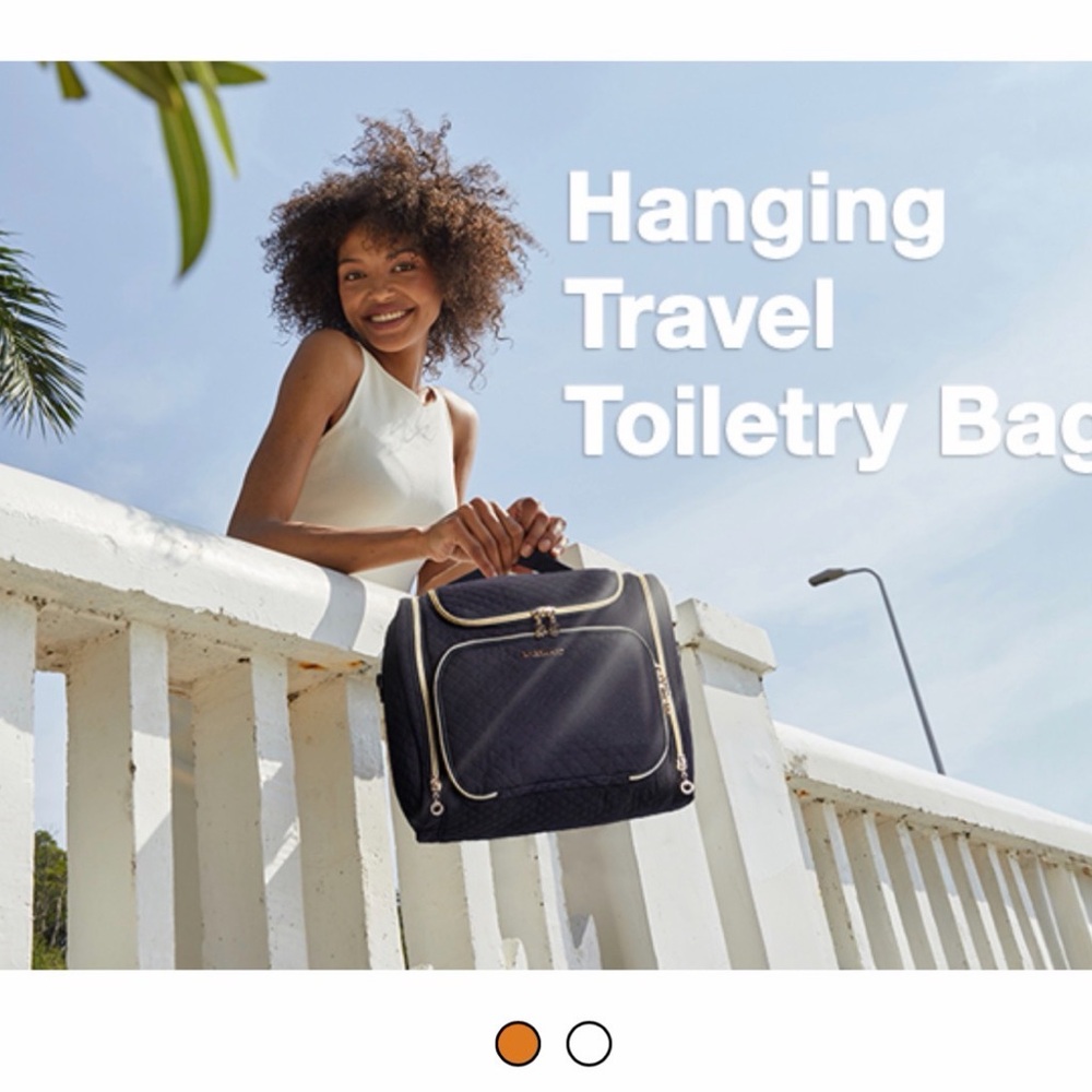 Black and Tan Travel Bag